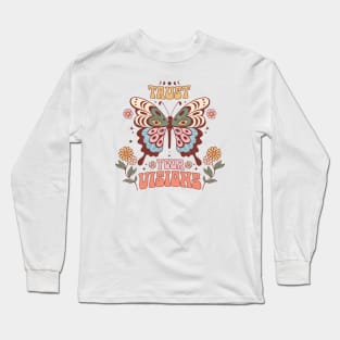 Vintage butterflys trust Long Sleeve T-Shirt